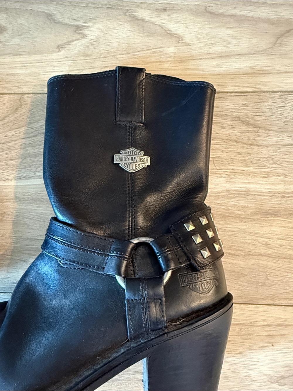 Harley Davidson leather harness boots - Picture 8 of 10